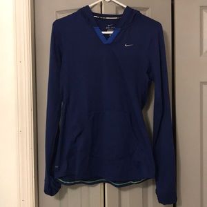 Nike running dry-fit hooded long sleeve
